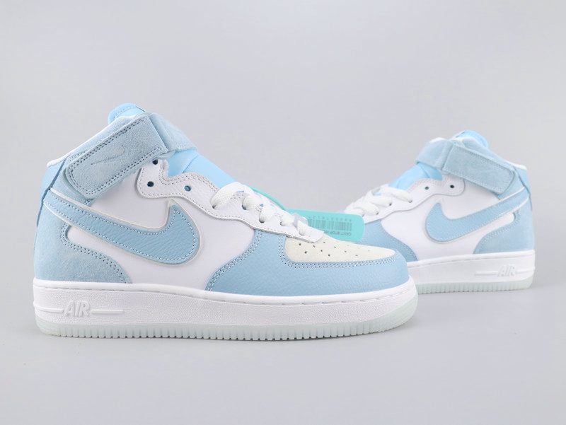 2020 Nike Air Force 1'07 White Baby Blue